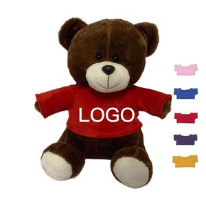 Promotionele Knuffel Op Maat Gemaakt Logo Dokter Teddybeer Nieuwste Ontwerp Logo T-Shirt Zacht Gevulde Sleutelhanger 5Cm Cadeau Goedkope Prijs - Product Image 4