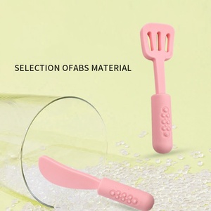 Chaînes anti-chute en silicone 100 % alimentaire pour bébé, cadeaux éducatifs de dessin animé, ensemble de jeu de cuisine d'imitation - Product Image 3