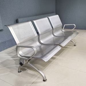 Sillas de espera para la industria sanitaria GY-WQ03, asiento de acero en fila con pasamanos para uso hospitalario - Product Image 1