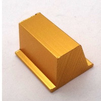 Disipador de Calor de Aluminio Anodizado de Alta Calidad, Aleta de Enfriamiento Mecanizada por CNC Personalizada para Electrónica de Potencia e Iluminación LED