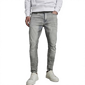 2024 New Stock Men's Straight <b>Elastic</b> <b>Jeans</b> 3689 Distressed Denim Mid <b>Waist</b> Midweight Casual Winter Washed - Product Image 2
