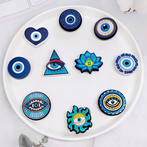 Groothandel Schoen Accessoires Decoraties Zacht Pvc Boze Oog Diy Schoen Bloem Afneembare Rubber Pvc Diy Schoenen Bedels - Product Image 4