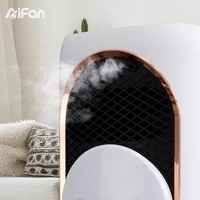 Ventilateur Rafraîchisseur d'Air Portable 4-en-1 2026 Amélioré avec Chauffage, Humidificateur et Brumisateur, Télécommande, en Plastique