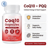 Capsules de CoQ10 300mg Marque Blanche – Complément Herbal Oméga-3 pour la Santé Cardiaque et le Soutien Immunitaire des Adultes – Coenzyme Q10