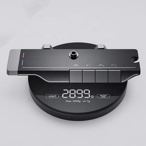 Système de douche thermostatique intelligent à poignée unique Kahnos Modern Flow avec écran LED, douche pluie cascade piano, jet céramique chrome - Product Image 4