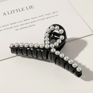 Barrette minimaliste di lusso di tendenza decorazioni per capelli in resina di paillettes per le donne vendita calda all'ingrosso accessori in metallo carino per le ragazze - Product Image 1