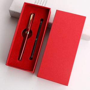 Sang Trọng Kim Loại Đài Phun Nước Bút Thiết Lập Với Hộp Quà Tặng Biểu Tượng Tùy Chỉnh Thương Hiệu Ưa Thích Kinh Doanh Bút Thiết Kế Mới Cho Văn Bản Lỏng Bao Bì - Product Image 4