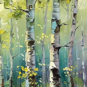 Pintura de naturaleza muerta texturizada en 3D, arte de pared verde y amarillo, acrílico abstracto pintado a mano, lienzo impasto, decoración de interiores enmarcada - Product Image 6