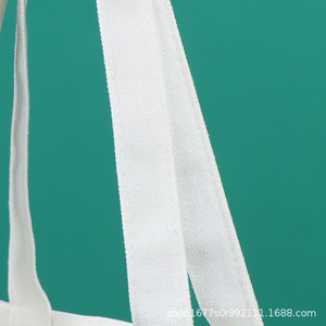 Custom Canvas <b>Tote</b> <b>Bag</b> White Printed Logo Advertising Promotional Use - Product Image 4