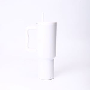 Mug de voyage H4.0 avec poignée, 40 oz, double paroi isolée, couvercle, paille, antidérapant, logo personnalisé OEM - Product Image 2
