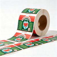 Autocollant d'étiquette de boisson personnalisé TEDDY, entièrement en couleur, vinyle imperméable auto-adhésif pour bouteilles de café, jus, boissons aux fruits, bouteilles en verre