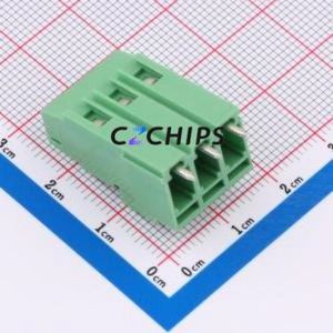 C508128H-3P0G36 Screw Terminal Block Through hole Component (THT),P=5.08mm Connector 1x3P 3P 1 3 - Product Image 2