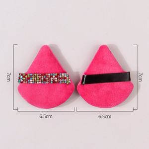 Éponge de maquillage triangulaire portable douce pour poudre de miel, outil de beauté pour débutants, applicateur de teint, nouvelle vente en gros - Product Image 5