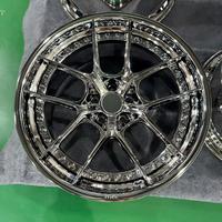 Rines de Carreras Cromados de 2 Piezas de 20, 21, 22 y 24 Pulgadas, Forjados a Medida para BMW M3 G80, M4 G82, M5 F90, G90, M8, C63, E63, 720S, 750S, Artura