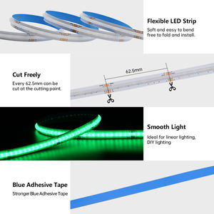 Bande LED COB RGB DC24V à points libres, 576 LED par mètre, pour éclairage de plafond de cabinet à domicile - Product Image 2