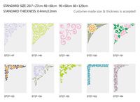 Peinture murale à fleurs en plastique, outils de décoration, motif 3d, papier peint en plastique