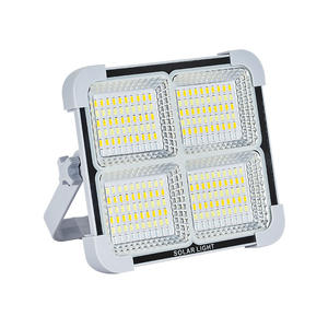 Projecteur solaire rechargeable 200W, projecteur LED portable multifonctionnel pour extérieur, éclairage d'urgence étanche IP66 - Product Image 1