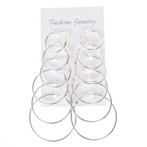 Semplice Stile Punk Broncos Rotondi <span class=keywords><strong>Orecchini</strong></span> Del <span class=keywords><strong>Cerchio</strong></span>, Oversize Grande <span class=keywords><strong>Cerchio</strong></span> <span class=keywords><strong>Orecchini</strong></span> <span class=keywords><strong>A</strong></span> <span class=keywords><strong>Cerchio</strong></span> In Oro <span class=keywords><strong>Set</strong></span> Per Le Donne Del Partito Dei Monili del Regalo - Product Image 5