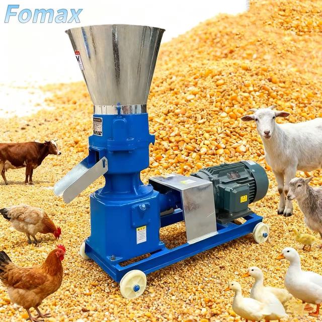 New 80kg/h Small Capacity Chicken and Cattle Pellet Feed Making Machine for Farm Poultry Feed Machine