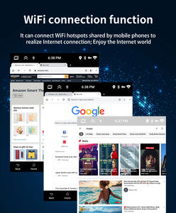 BQCC 9,7 \ "estéreo de coche para REPRODUCTOR DE DVD Universal Android CarPlay pantalla Vertical navegación GPS USB sistema Multimedia TFT LCD - Product Image 5