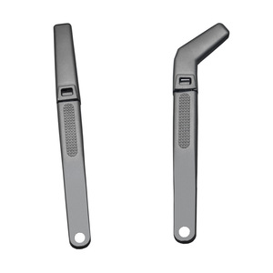 Multi-functional tweezers with protective sleeve, stainless steel pointed and curved tweezers with rubber sleeve, anti-static - Product Image 1