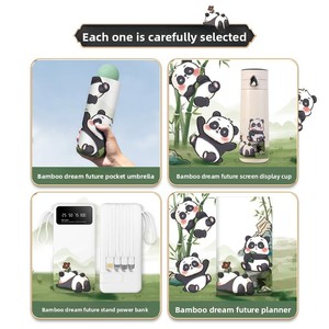 Ensemble cadeau Dream Chasing Future Panda, sac en toile personnalisé, article promotionnel d'entreprise, souvenir du Nouvel An chinois - Product Image 4