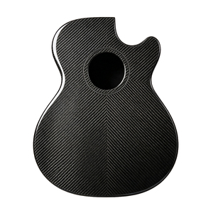 Corps de guitare acoustique en fibre de carbone véritable de qualité supérieure, pièce de rechange professionnelle pour <span class=keywords><strong>luthier</strong></span> - Product Image 2