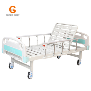 GRACEMED Z04 調節可能な2クランク式手動病院診察台（ベッドトイレ付き、ステンレス製） - Product Image 4