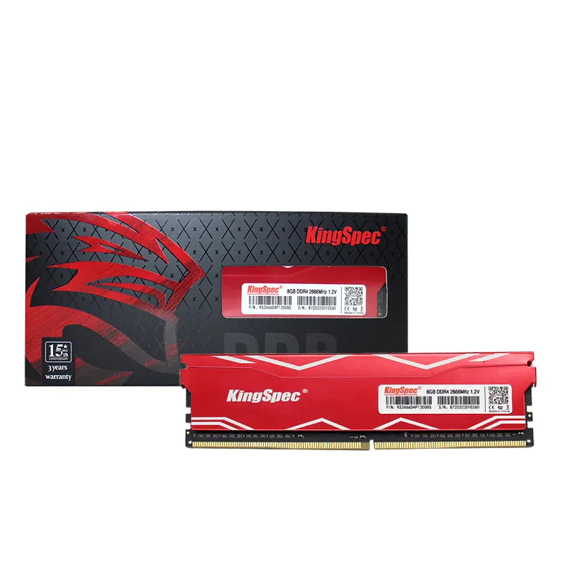 Ram Desktop KingSpec DDR4 8Gb 3200Mhz dengan Heatsink