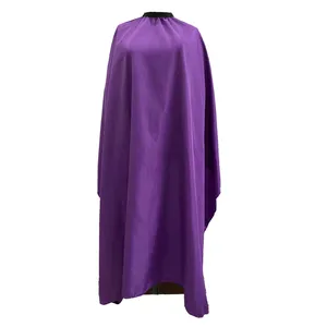 Barber Hair Capes Waterproof Salon Hair Cutting Gown Custom LOGO Polyester Hairdressing Designer Barber Cape With Metal Snap