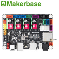 Makerbase MKS DLC32 MAX V1.0 GRBL Contrôleur ESP32-S3 4 axes CNC Shield avec écran de gravure laser Écran tactile 3.5 pouces