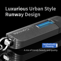 Porte-clés LED universel antistatique tendance, accessoire éliminateur d'électricité, boucle de dégagement rapide en métal pour pendentif de clé de voiture