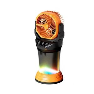 Ventilador Portátil de Camping con Nebulización, Batería de 30000mAh, Control Remoto, Luz Ambiental RGB, Tanque de Agua de 2L - Product Image 3