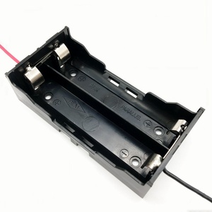 병렬 3.7v 2x18650 배터리 홀더 케이스 상자 스토리지 와이어 리드 - Product Image 1