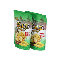 Sachet Doypack Personnalisé Haute Barrière Anti-humidité avec Fermeture Éclair pour Emballage de Fruits Secs / Durian Lyophilisé