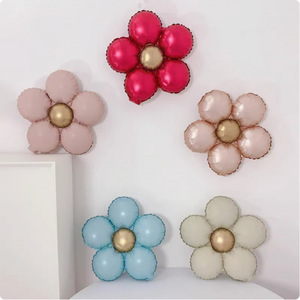 Instagram stoviglie e decorazioni con palloncini e fiori color crema retrò per feste di <span class=keywords><strong>compleanno</strong></span> di <span class=keywords><strong>un</strong></span> mese e <span class=keywords><strong>un</strong></span> <span class=keywords><strong>anno</strong></span> per uscite primaverili - Product Image 3