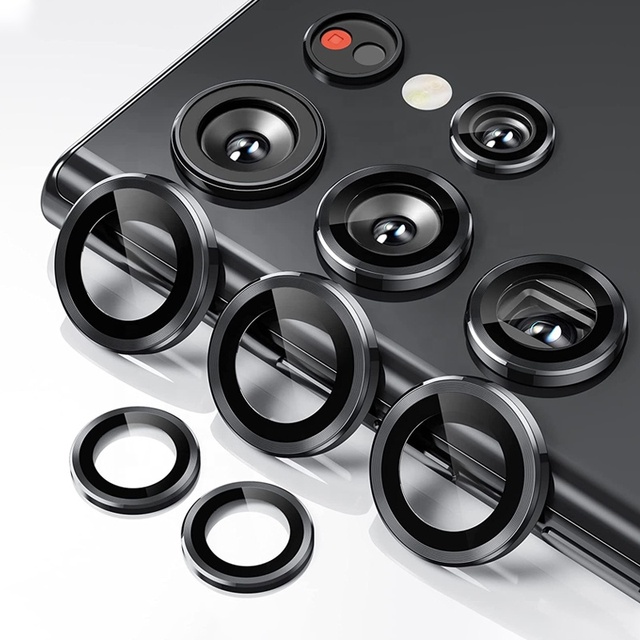 For Samsung Galaxy S23 Ultra Camera Lens Protector Film Tempered Glass Camera Cover Protector Metal Eagle Eye for S23 Plus S22+