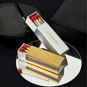 Caja <span class=keywords><strong>de</strong></span> <span class=keywords><strong>cerillas</strong></span> con logotipo personalizado <span class=keywords><strong>de</strong></span> lujo, características <span class=keywords><strong>de</strong></span> <span class=keywords><strong>cerillas</strong></span> <span class=keywords><strong>de</strong></span> seguridad, material <span class=keywords><strong>de</strong></span> <span class=keywords><strong>cera</strong></span> <span class=keywords><strong>de</strong></span> papel personalizado para ventas al por mayor para bodas, fiestas, <span class=keywords><strong>cerillas</strong></span> - Product Image 2