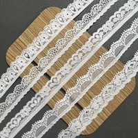 Renda Elastis Nylon-Spandex 1.5cm dengan motif bunga buah untuk Pakaian Dalam, Celana Dalam, Kaus Kaki & Pakaian