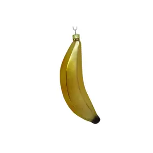 Bananen form Glas frucht verzierung geschenk für Weihnachten