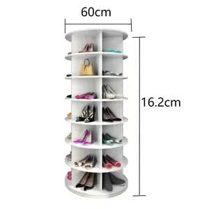 간단한 통나무 바람 디자인 홈 도어 코너 회전 신발 캐비닛 다층 대용량 저장 능력