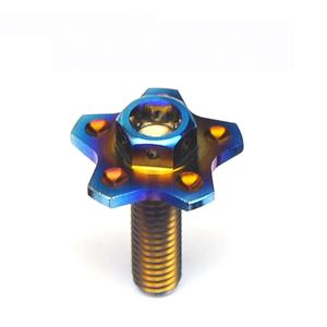 Vis à bride en alliage de titane pour plaque d'immatriculation de moto, vis à bride M6, vis en titane M6x20, accessoires pour moto - Product Image 6