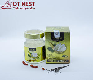 Bebida de nido de pájaros nutritiva Premium guisada con azúcar de roca y ginseng 6 tarros listos para comer para niños - Product Image 1