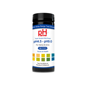 Tiras reactivas de pH Wancheng Bio Vansful 4.5-9.0 para saliva y orina, 100 tiras - Product Image 3