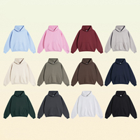 Sudaderas con Capucha para Hombre, al por Mayor, Lisas, 80% Algodón, 20% Poliéster, Tejido de Rizo, Bordado 3D, Ecológicas, Transpirables, de Invierno, Talla Grande