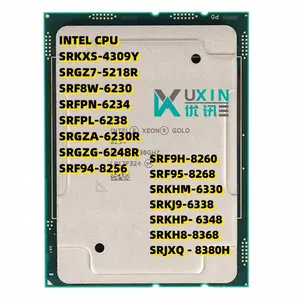 100% Original Processor Xeon SRKXS-4309Y cpu xeon Intel Xeon Processor 4309Y Eight Core 2.8GHz CPU For Server