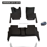 Karpet Mobil 100% TPE Anti Bau Ramah Lingkungan Tahan Lama untuk AMAROK 2015-2019