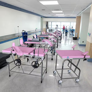 Fabrika toptan fiyat jinekolojik muayene yatak paslanmaz çelik jinekolojik işletim sandalye - Product Image 4