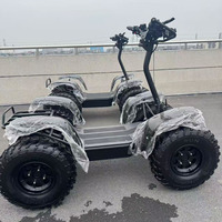 Scooter Eléctrico de Largo Alcance con Batería de 50Ah, 6000W, 4WD, Velocidad de 75km/h, Todoterreno