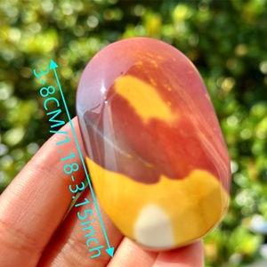Piedra de Mookaite Pulida de Forma Ovalada, Cristal Natural para Sanación Espiritual, Decoración del Hogar y Regalos Navideños, Venta al Por Mayor - Product Image 6